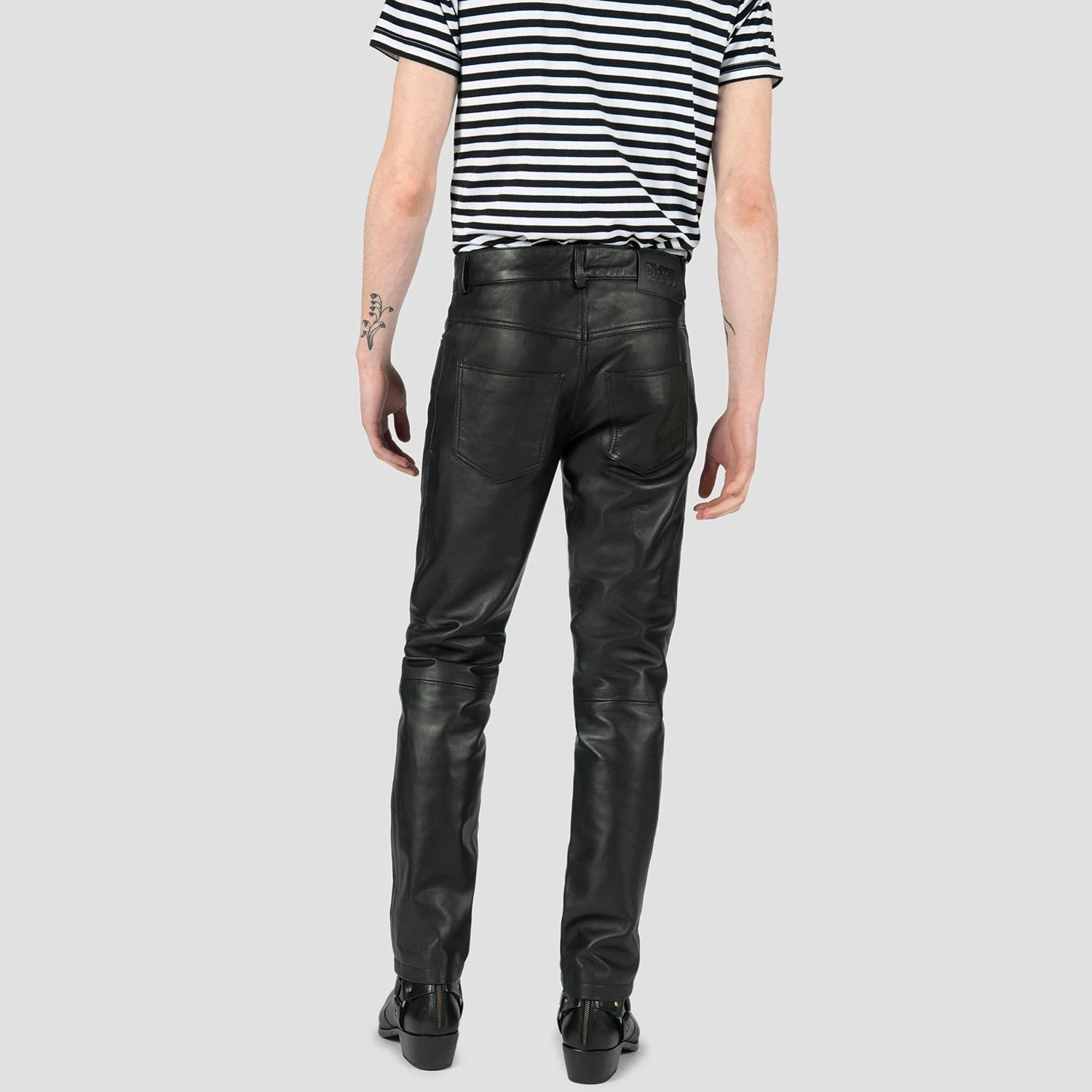 Good Guy Joe – Slim Fit Leather Pants 5 Good Guy Joe – Slim Fit Leather Pants - Image 5