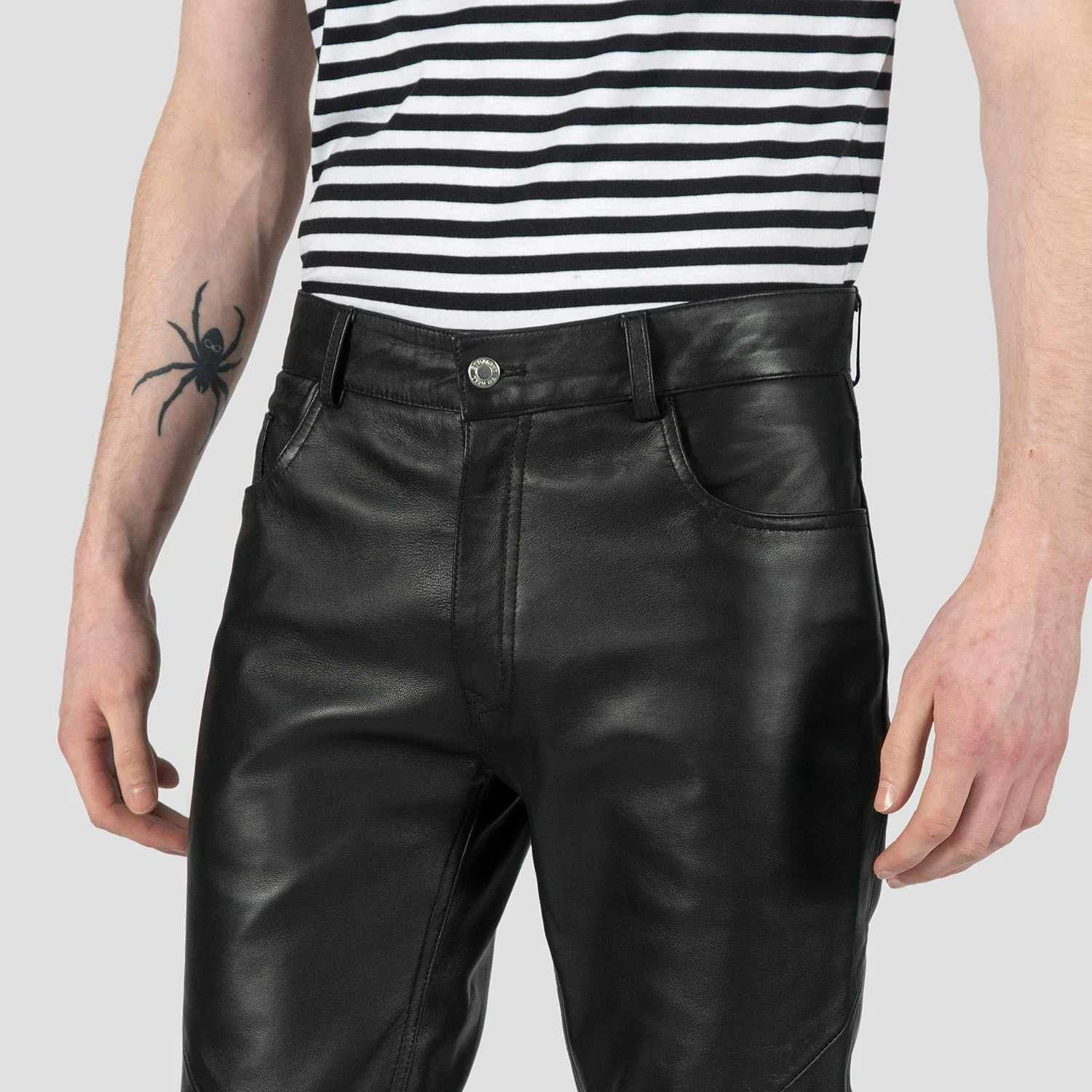 Good Guy Joe – Slim Fit Leather Pants 6 Good Guy Joe – Slim Fit Leather Pants - Image 6