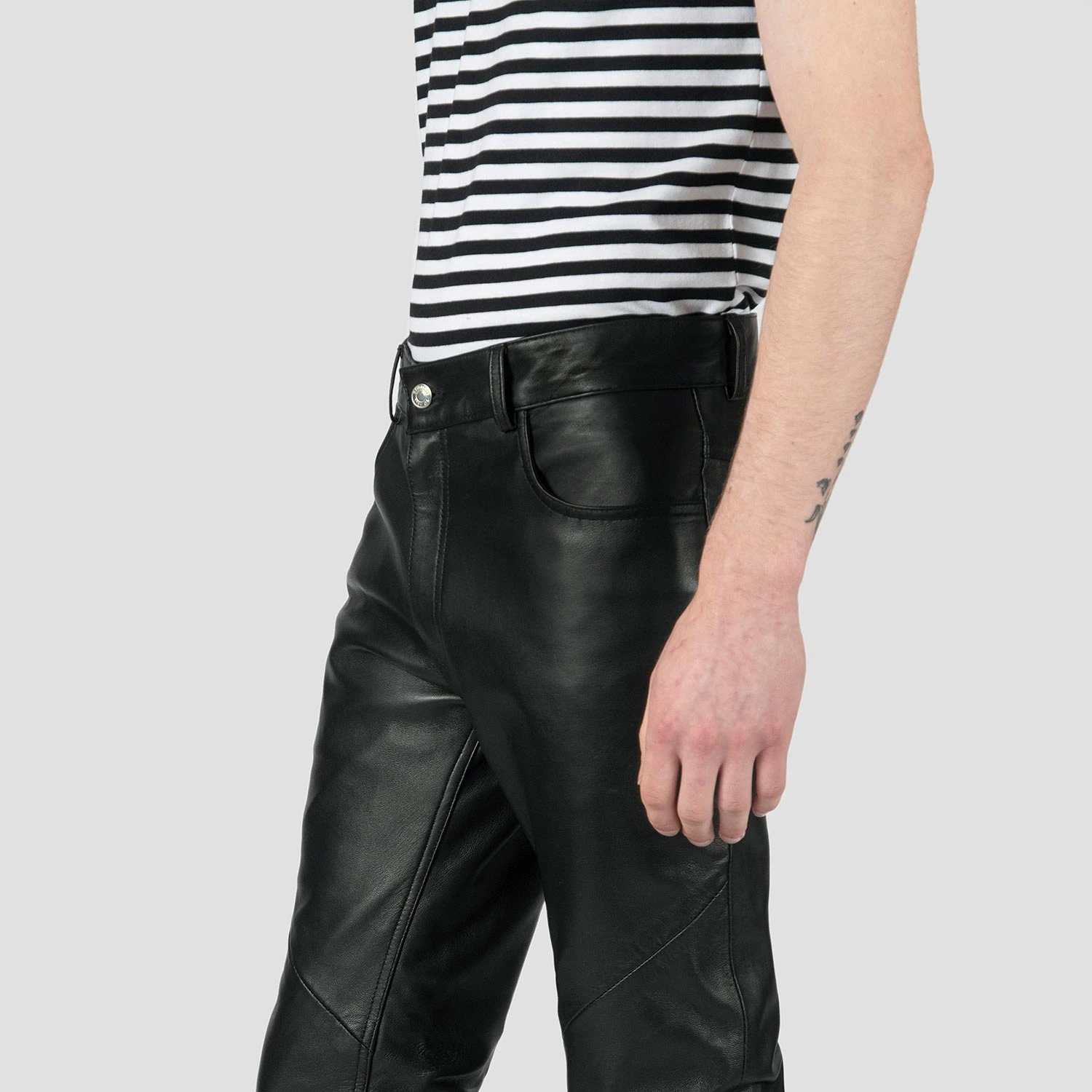 Good Guy Joe – Slim Fit Leather Pants 7 Good Guy Joe – Slim Fit Leather Pants - Image 7