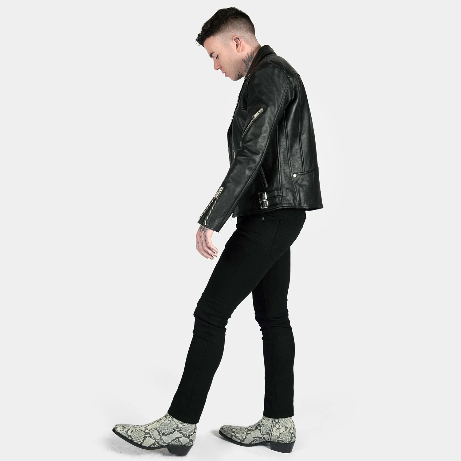 Grifter – Leather Jacket (Size 34S, 34, 36S, 36, 38S, 50, 52, 54) 4 Grifter – Leather Jacket (Size 34S, 34, 36S, 36, 38S, 50, 52, 54) - Image 4