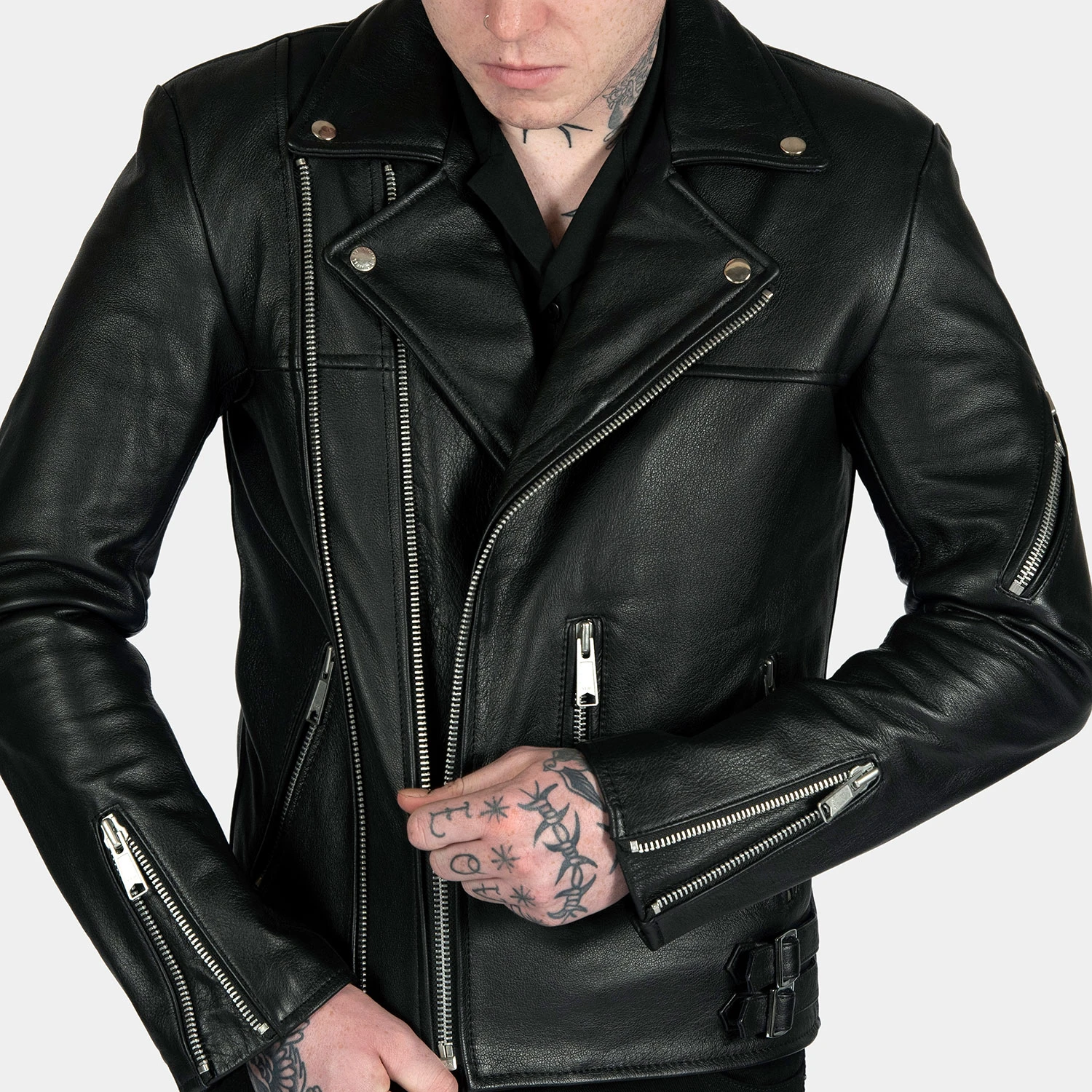Grifter – Leather Jacket (Size 34S, 34, 36S, 36, 38S, 50, 52, 54) 7 Grifter – Leather Jacket (Size 34S, 34, 36S, 36, 38S, 50, 52, 54) - Image 7