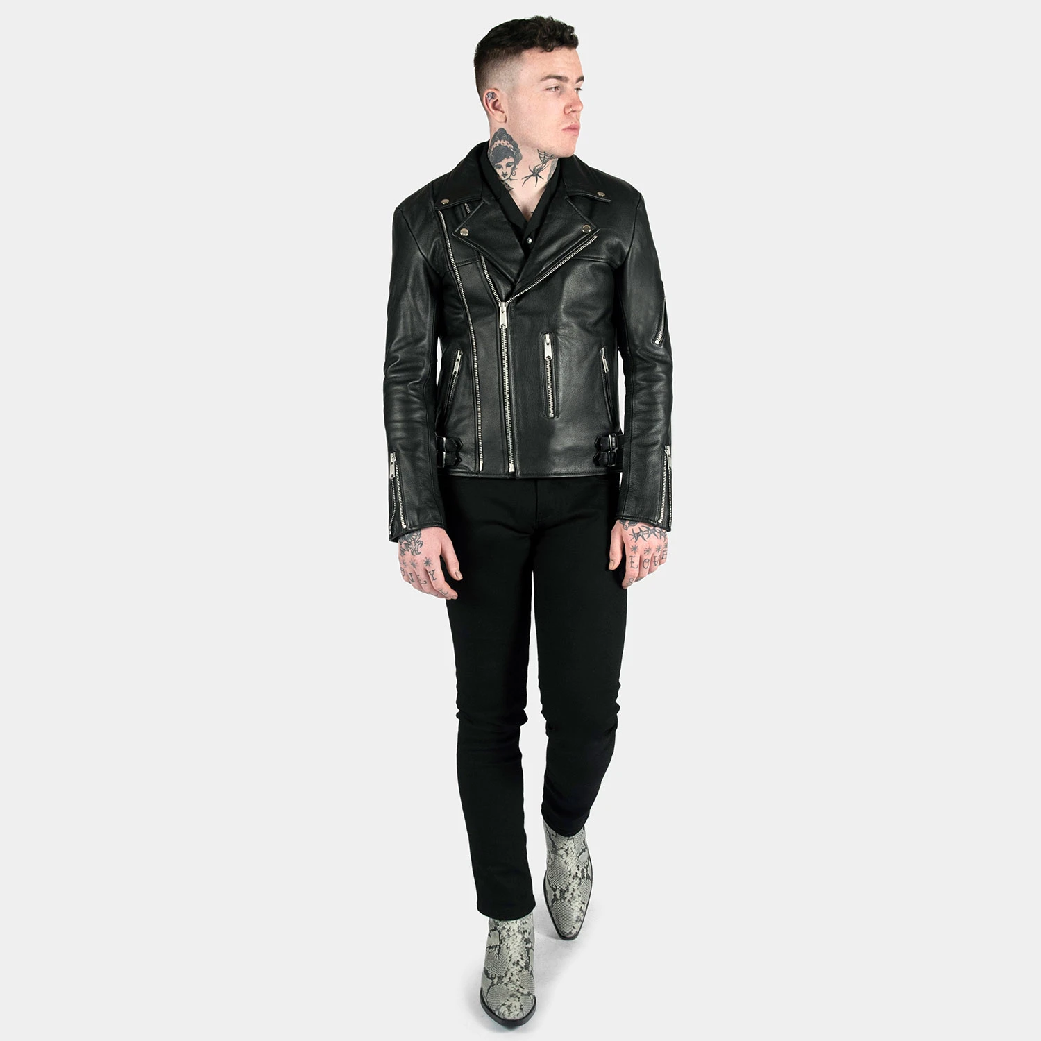 Grifter – Leather Jacket (Size 34S, 34, 36S, 36, 38S, 50, 52, 54) 6 Grifter – Leather Jacket (Size 34S, 34, 36S, 36, 38S, 50, 52, 54) - Image 6