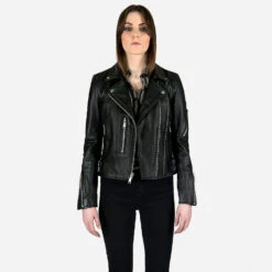 Grifter – Leather Jacket (Size 2XL, 4XL) -Straight To Hell gri wom w 1