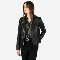 Grifter – Leather Jacket (Size 2XL, 4XL) -Straight To Hell gri wom w 4