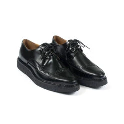 Hawkins – Black Leather Creepers