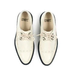 Hawkins – Cream Leather Creepers -Straight To Hell haw cre w 4