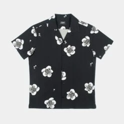 Heart Full Of Soul – Black And Grey Floral Print Shirt (Size XS, S, M, L, XL, 2XL, 3XL, 4XL)