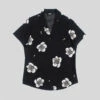 Heart Full Of Soul – Black And Grey Floral Print Shirt (Size XS, S, M, 2XL, 3XL, 4XL)