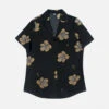 Heart Full Of Soul – Black And Yellow Floral Print Shirt (Size XS, M, 2XL, 3XL)
