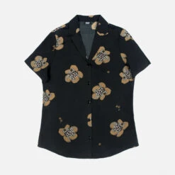 Heart Full Of Soul – Black And Yellow Floral Print Shirt (Size XS, M, 2XL, 3XL)