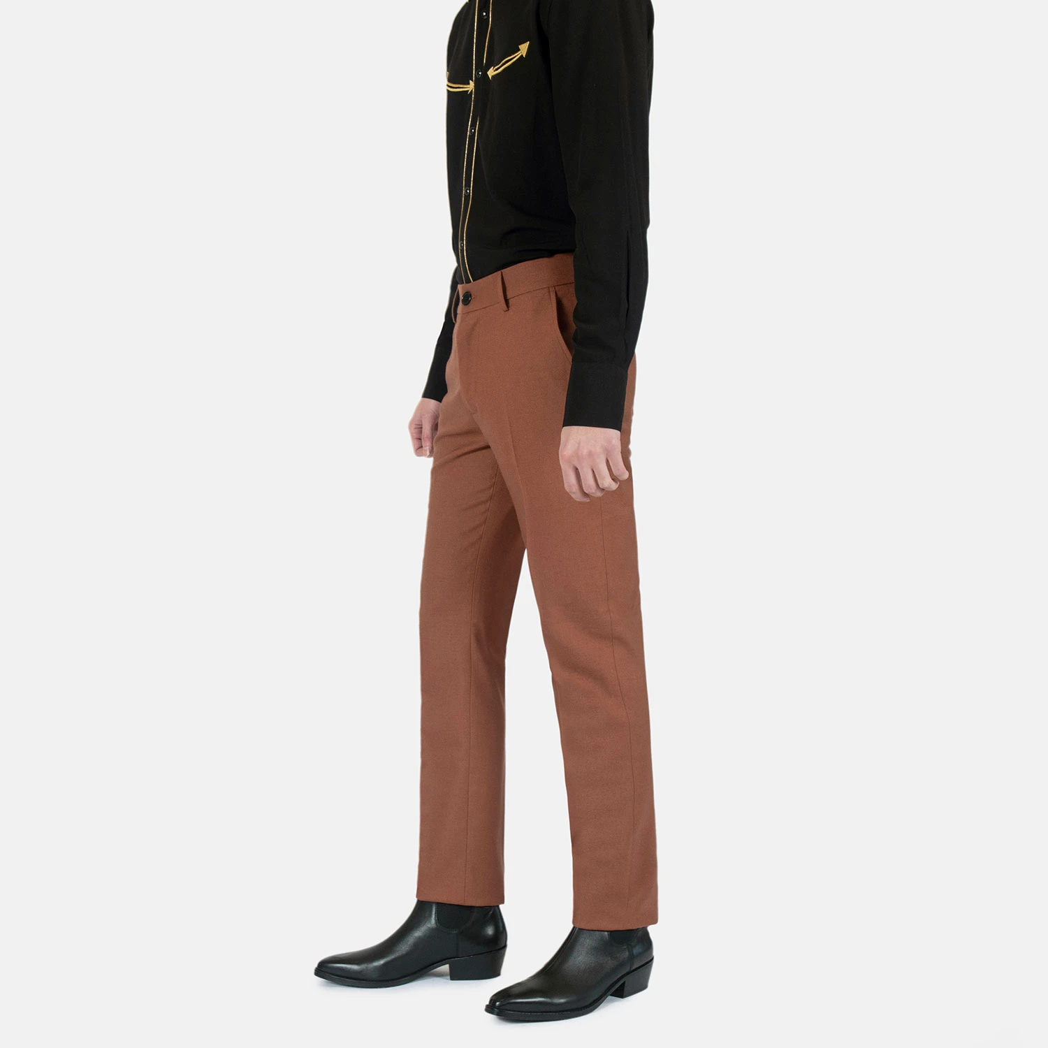 Hitmaker – Clay Brown – Slim Fit Pants 4 Hitmaker – Clay Brown – Slim Fit Pants - Image 4