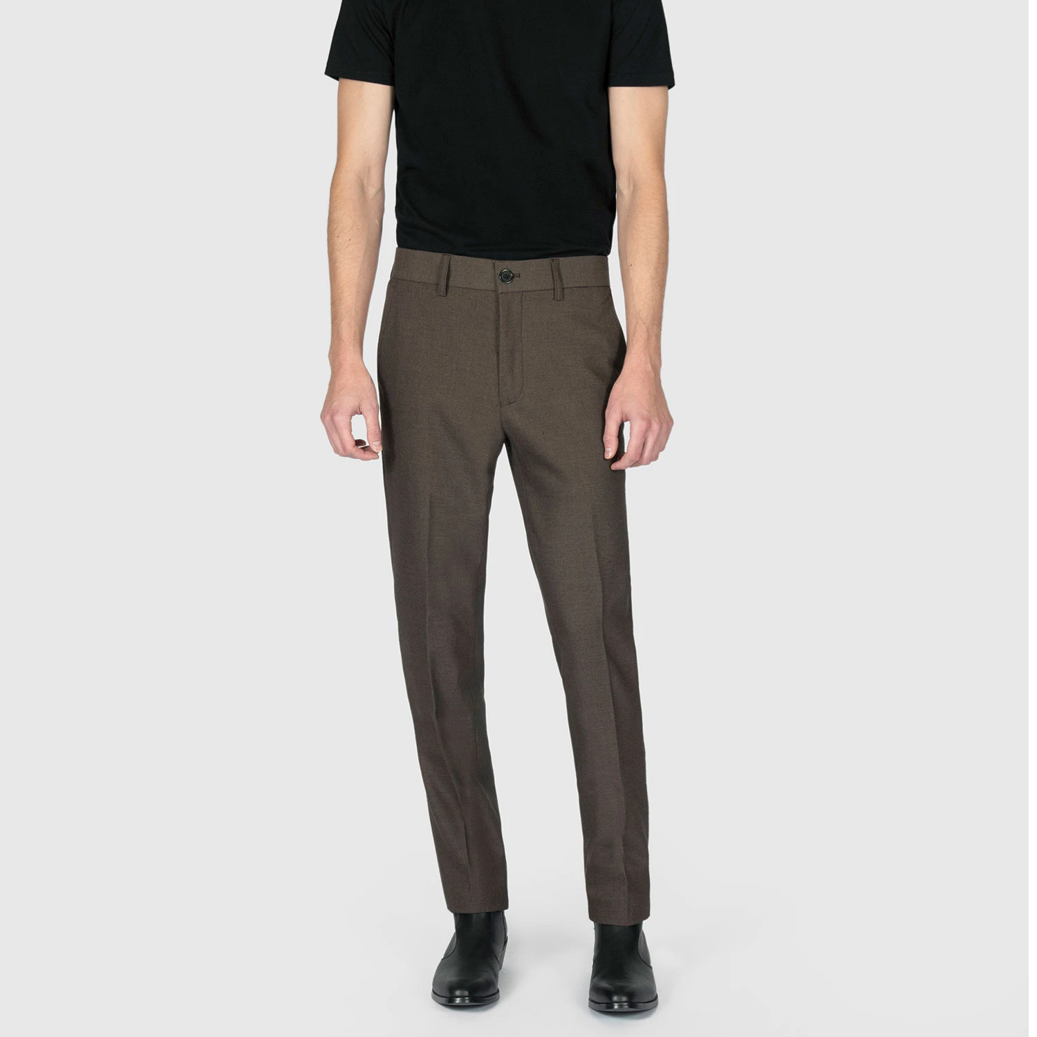 Hitmaker – Taupe Brown – Slim Fit Pants (Size 38, 40) 1 Hitmaker – Taupe Brown – Slim Fit Pants (Size 38, 40)