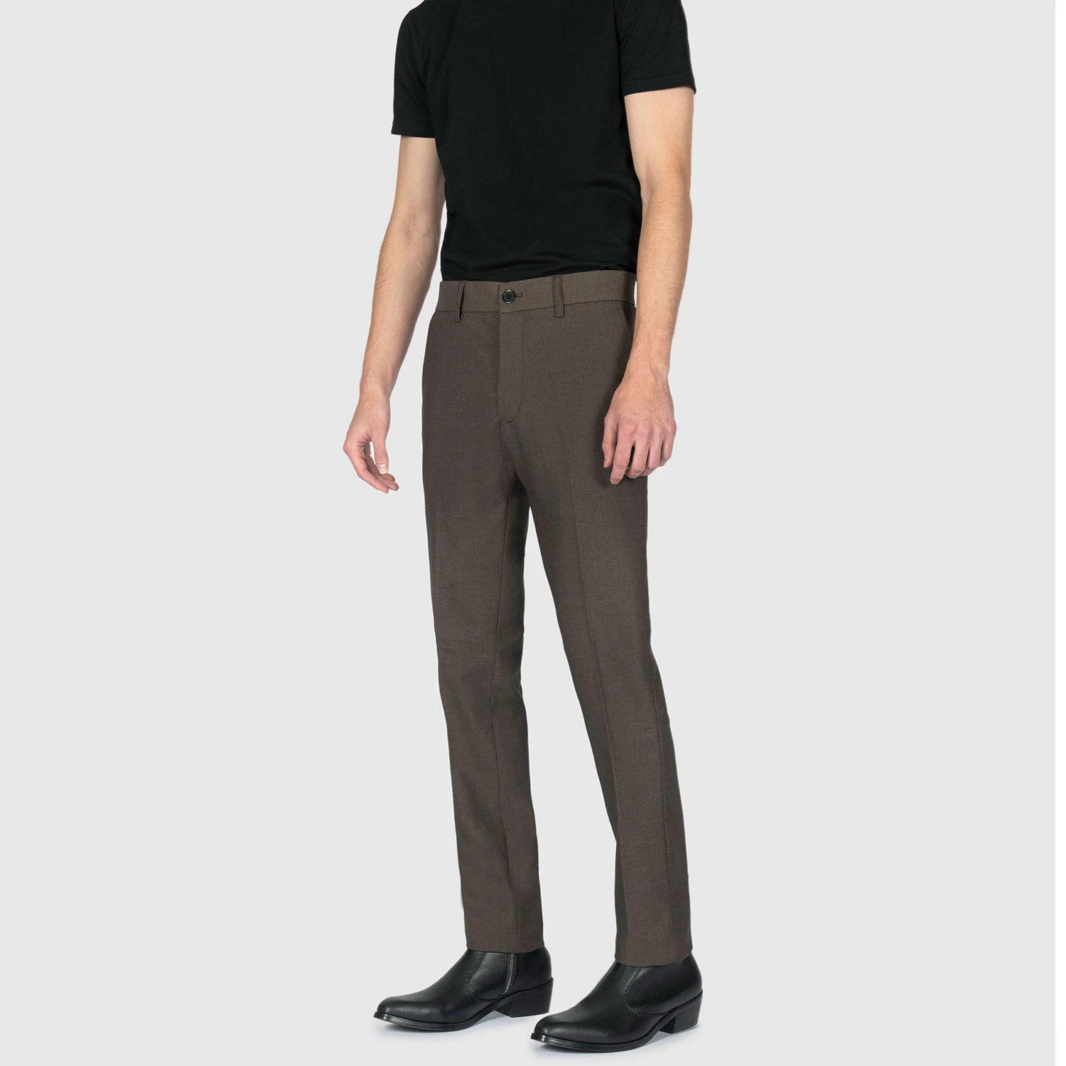 Hitmaker – Taupe Brown – Slim Fit Pants (Size 38, 40) 2 Hitmaker – Taupe Brown – Slim Fit Pants (Size 38, 40) - Image 2