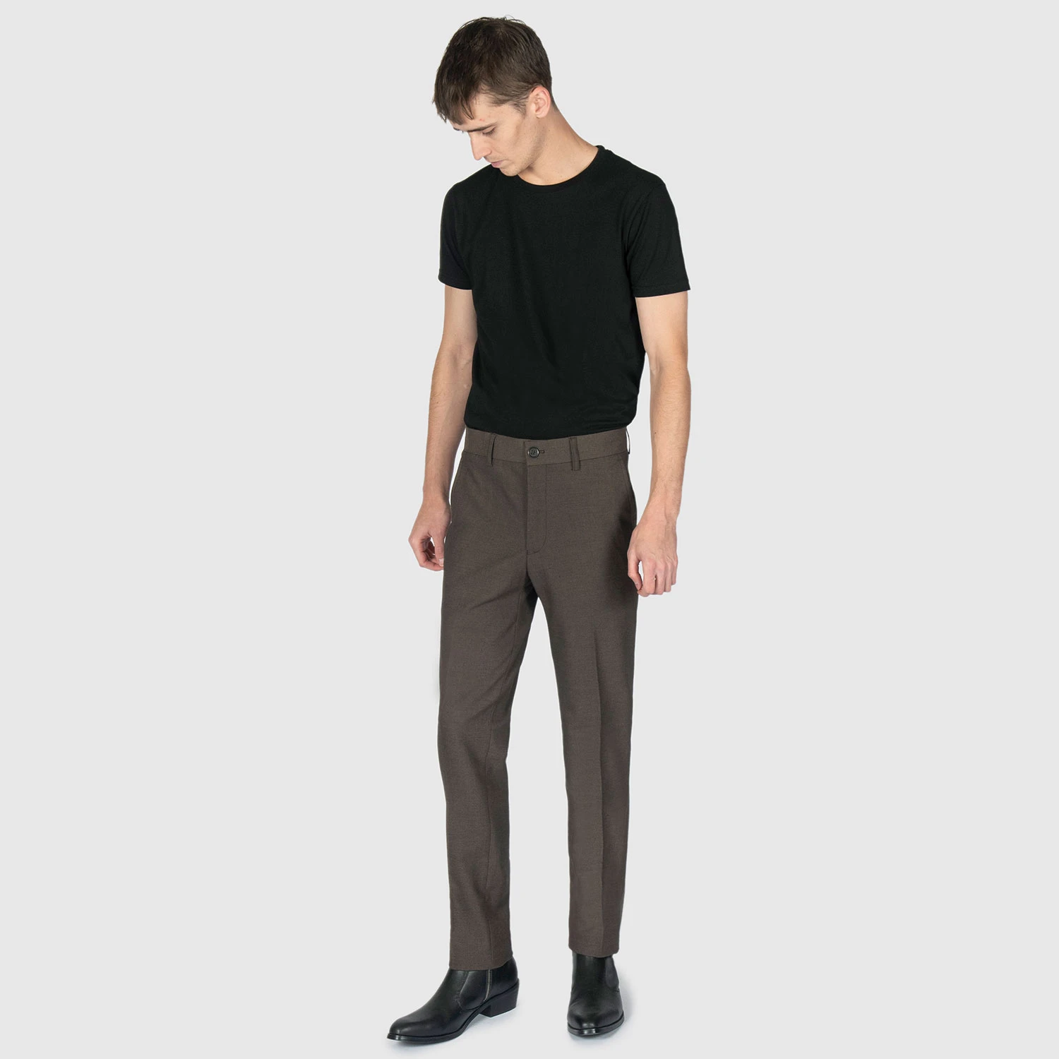 Hitmaker – Taupe Brown – Slim Fit Pants (Size 38, 40) 3 Hitmaker – Taupe Brown – Slim Fit Pants (Size 38, 40) - Image 3