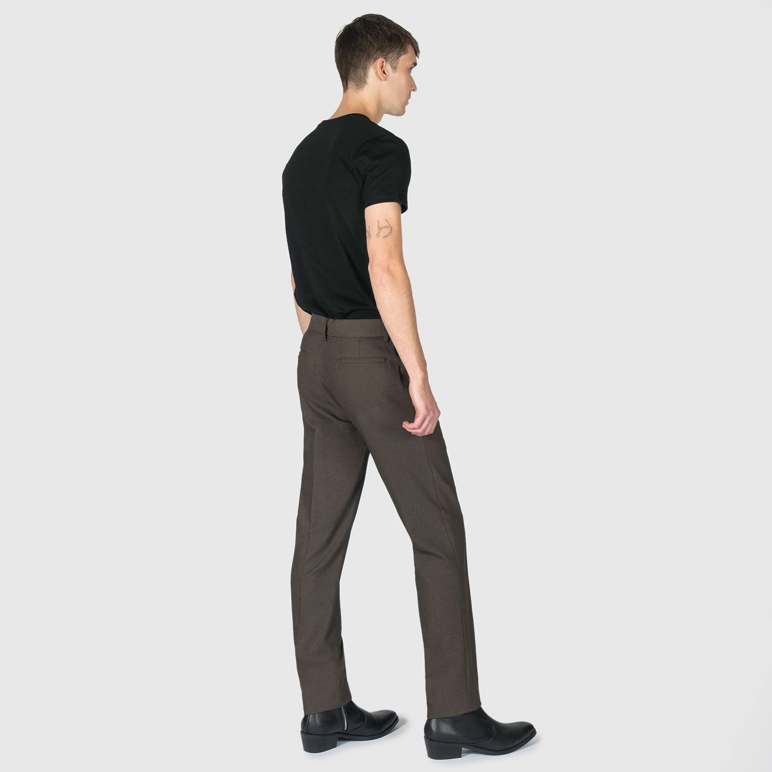 Hitmaker – Taupe Brown – Slim Fit Pants (Size 38, 40) 5 Hitmaker – Taupe Brown – Slim Fit Pants (Size 38, 40) - Image 5