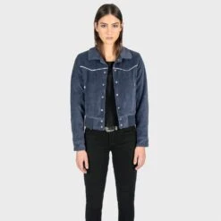 Jackson – Blue Velvet Jacket (Size 2XS, M, L, 3XL) -Straight To Hell jac blu w 12