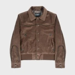 Jackson – Brown Velvet Jacket (Size 2XS, 2XL, 3XL, 4XL)