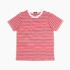 Jasper – White And Red Striped T-Shirt (Size XS, S, M, L, XL, 2XL)