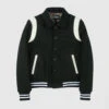 Jet – Black And White Varsity Jacket