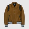 Jet – Brown And Black Varsity Jacket