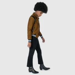 Jet – Brown And Black Varsity Jacket -Straight To Hell jet bro men w 11