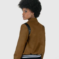 Jet – Brown And Black Varsity Jacket -Straight To Hell jet bro men w 12