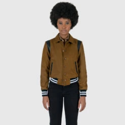 Jet – Brown And Black Varsity Jacket -Straight To Hell jet bro men w 13