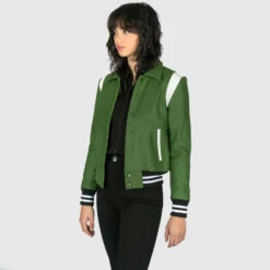 Jet – Green Varsity Jacket (Size S, M, L, XL, 2XL, 3XL) -Straight To Hell jet gre w 7