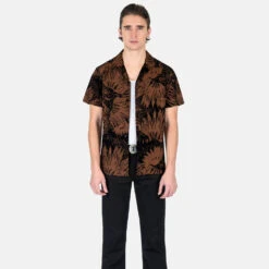 Jungle Rock – Floral And Jungle Print Shirt 10 Jungle Rock – Floral And Jungle Print Shirt -Straight To Hell jun roc bro blk men w 2