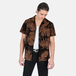 Jungle Rock – Floral And Jungle Print Shirt 11 Jungle Rock – Floral And Jungle Print Shirt -Straight To Hell jun roc bro blk men w 3