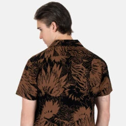 Jungle Rock – Floral And Jungle Print Shirt 14 Jungle Rock – Floral And Jungle Print Shirt -Straight To Hell jun roc bro blk men w 6