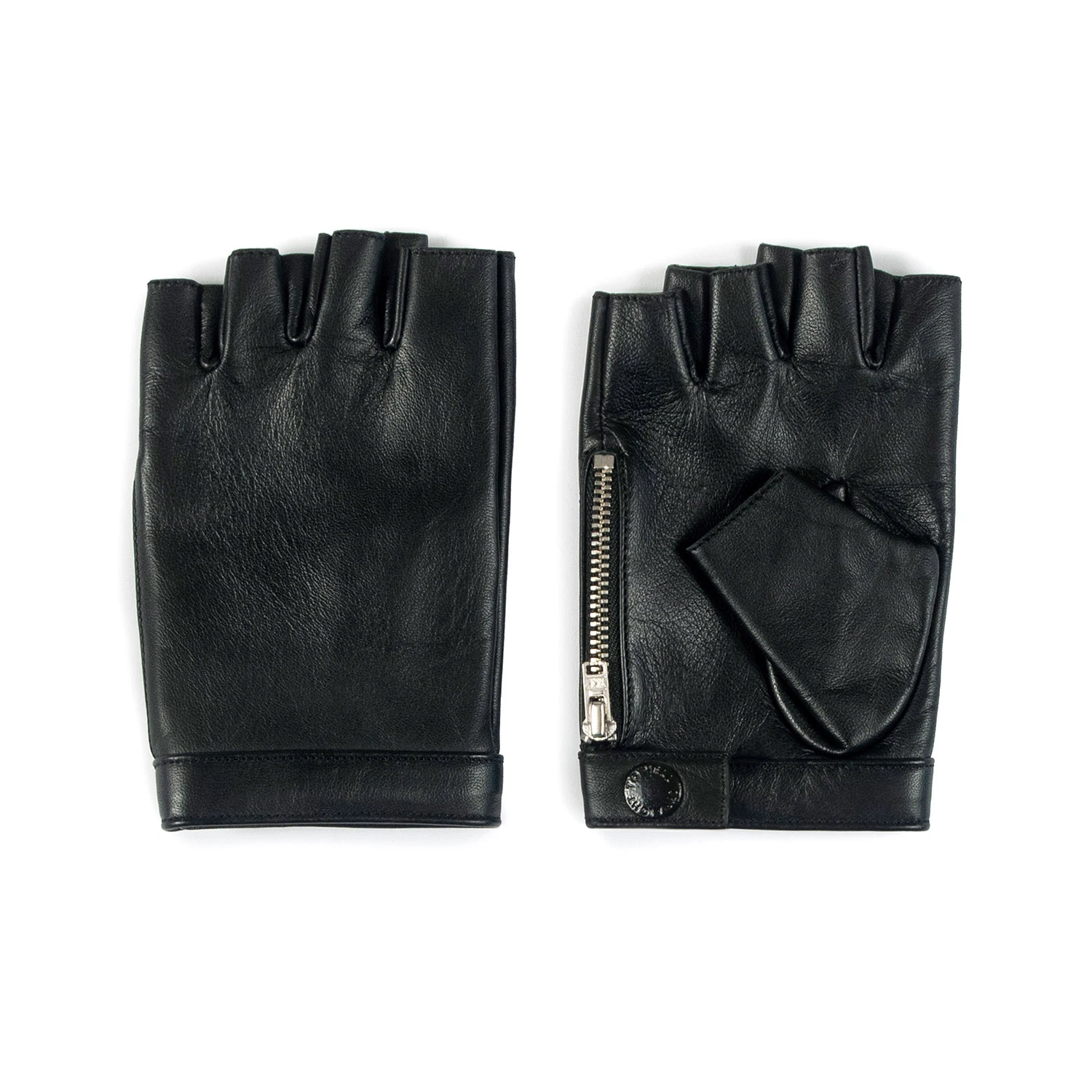 LaSalle Fingerless – Leather Zip Gloves – 15 Year Anniversary 1 LaSalle Fingerless – Leather Zip Gloves – 15 Year Anniversary