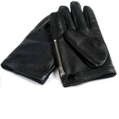 LaSalle – Lined Leather Zip Gloves – 15 Year Anniversary 9 LaSalle – Lined Leather Zip Gloves – 15 Year Anniversary -Straight To Hell las lin men w 2