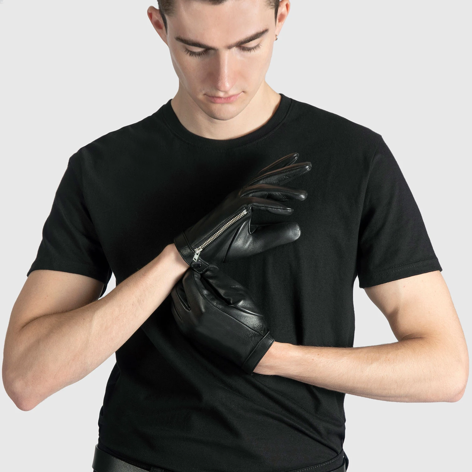 LaSalle – Lined Leather Zip Gloves – 15 Year Anniversary 2 LaSalle – Lined Leather Zip Gloves – 15 Year Anniversary - Image 2