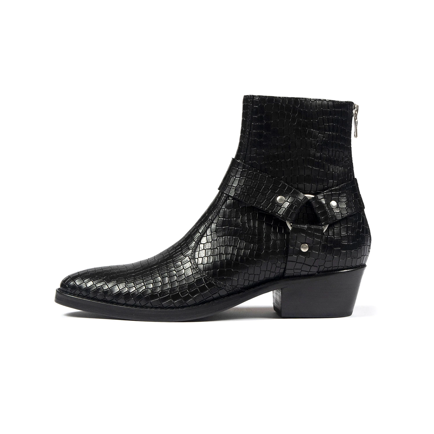 Libertine – Black Snakeskin (Size 7, 7.5, 8) 2 Libertine – Black Snakeskin (Size 7, 7.5, 8) - Image 2