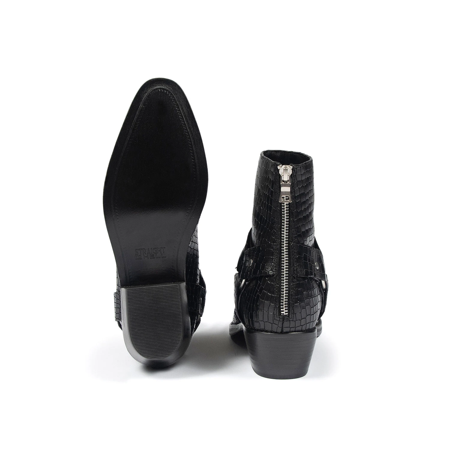 Libertine – Black Snakeskin (Size 7, 7.5, 8) 5 Libertine – Black Snakeskin (Size 7, 7.5, 8) - Image 5