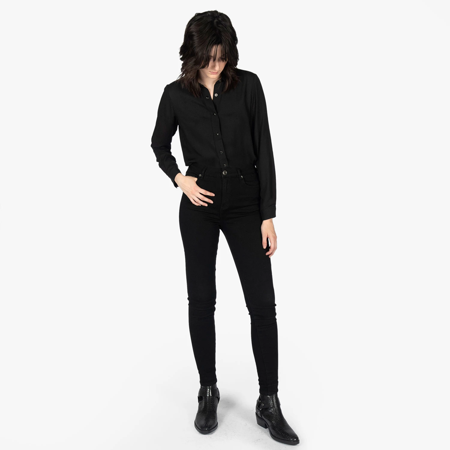 Libertine – Black Snakeskin (Size 7, 7.5, 8) 6 Libertine – Black Snakeskin (Size 7, 7.5, 8) - Image 6