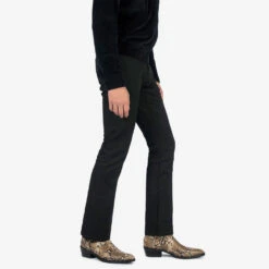 Libertine – Tan Snakeskin Leather Harness Boots -Straight To Hell lib tan sna men w 7