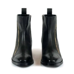 Lightning – Black And Gold Leather Lightning Bolt Boots 11 Lightning – Black And Gold Leather Lightning Bolt Boots -Straight To Hell lig blk gol men w 4