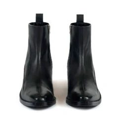 Lightning – Black Leather Lightning Bolt Boots -Straight To Hell lig blk men w 4