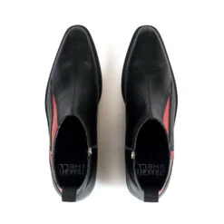 Lightning – Black And Red Leather Lightning Bolt Boots 12 Lightning – Black And Red Leather Lightning Bolt Boots -Straight To Hell lig blk red men w 5