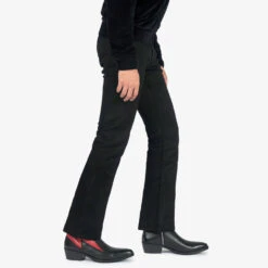 Lightning – Black And Red Leather Lightning Bolt Boots 14 Lightning – Black And Red Leather Lightning Bolt Boots -Straight To Hell lig blk red men w 7