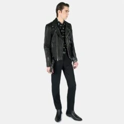 Logan – Leather Jacket (Size 34, 52) 20 Logan – Leather Jacket (Size 34, 52) -Straight To Hell log blk nic men 2022 w 3