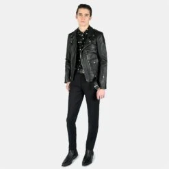 Logan – Leather Jacket (Size 34, 52) 15 Logan – Leather Jacket (Size 34, 52) -Straight To Hell log blk nic men 2022 w 7