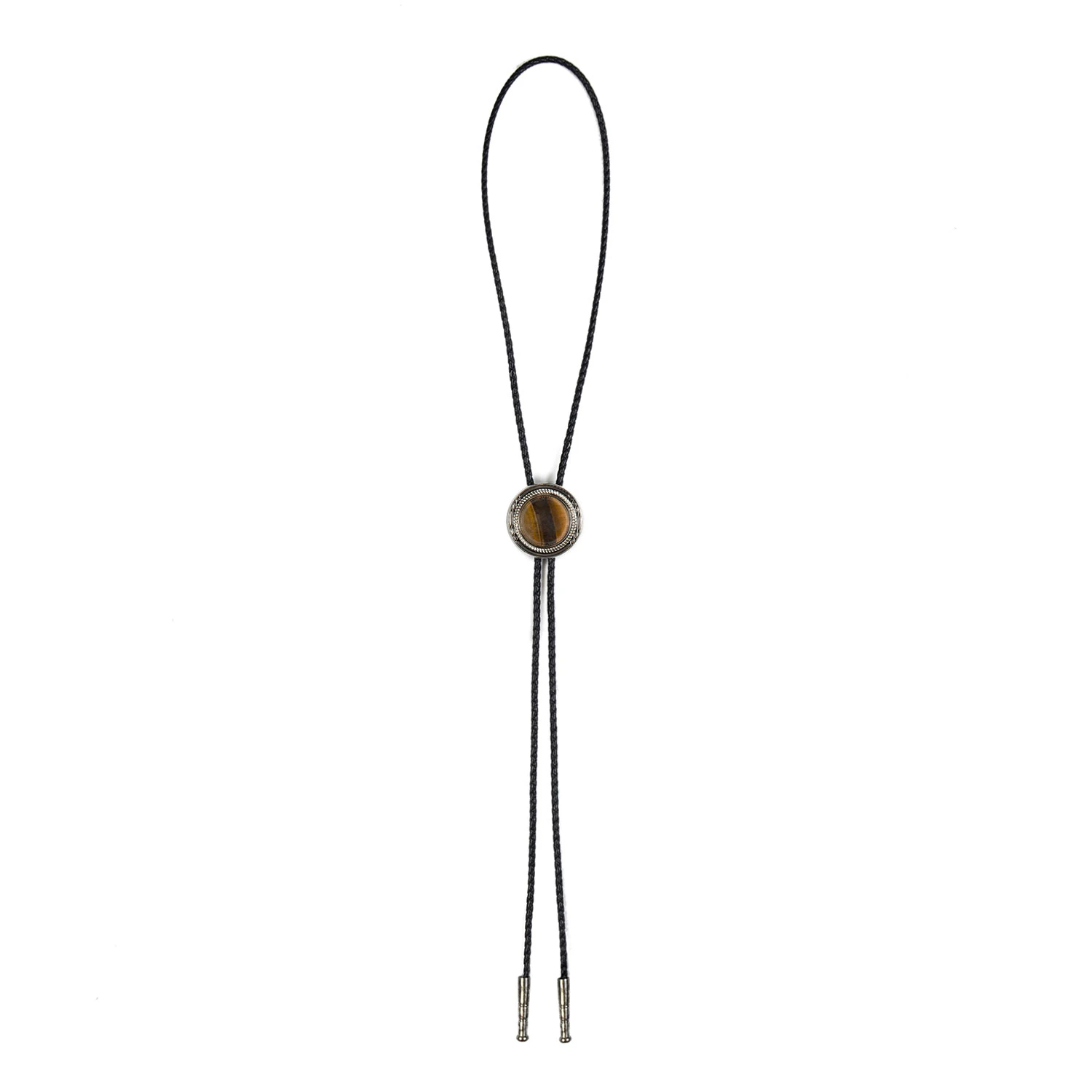Lost Highway – Tiger’s Eye Bolo Tie 1 Lost Highway – Tiger’s Eye Bolo Tie