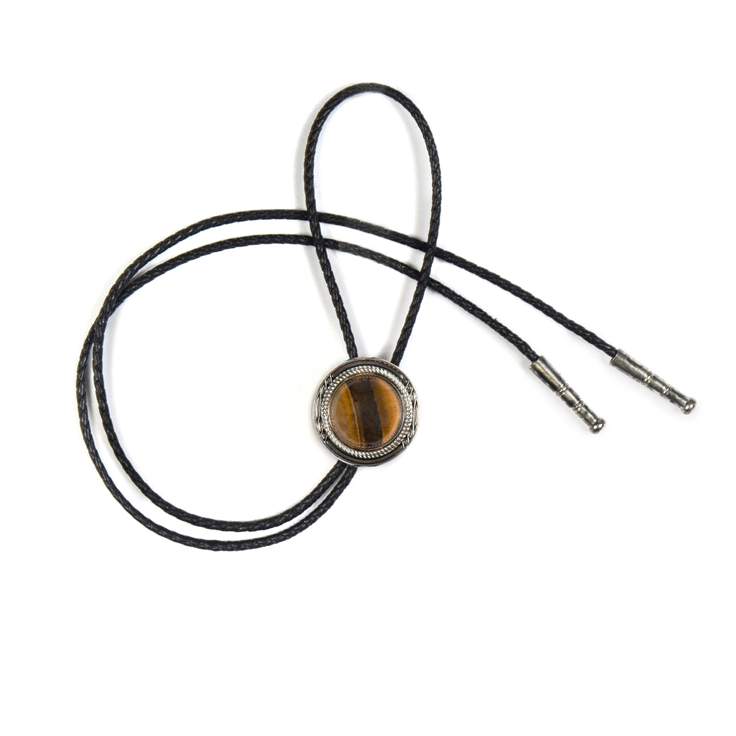 Lost Highway – Tiger’s Eye Bolo Tie 3 Lost Highway – Tiger’s Eye Bolo Tie - Image 3