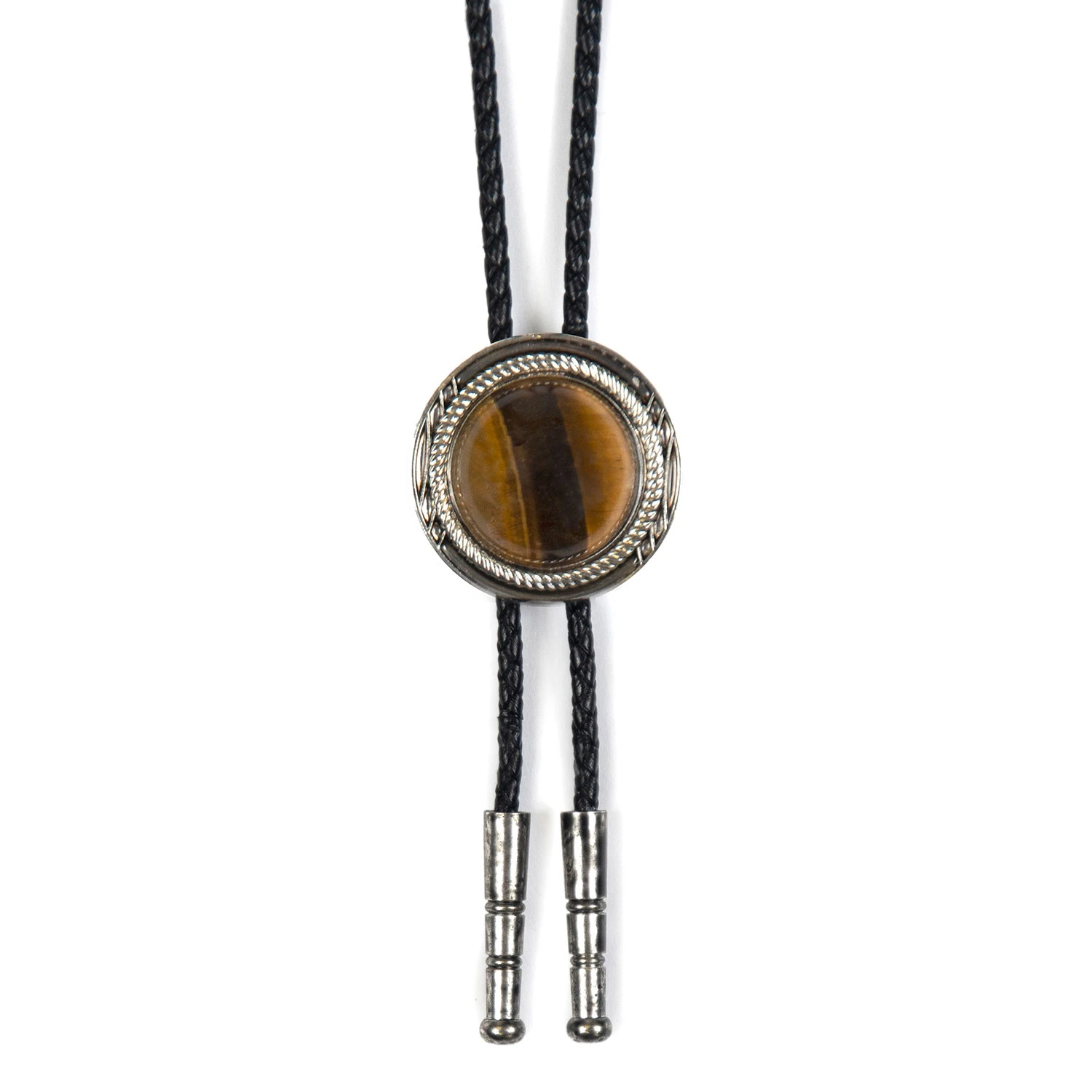 Lost Highway – Tiger’s Eye Bolo Tie 2 Lost Highway – Tiger’s Eye Bolo Tie - Image 2
