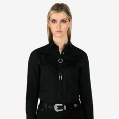 Lost Highway – Onyx Bolo Tie -Straight To Hell los hig w 5