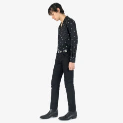 Marquee – Black Snakeskin Leather Chelsea Boots 15 Marquee – Black Snakeskin Leather Chelsea Boots -Straight To Hell mar blk sna men w 8