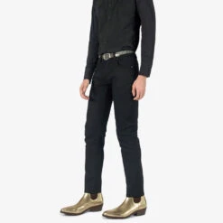 Marquee – Gold Leather Chelsea Boots 15 Marquee – Gold Leather Chelsea Boots -Straight To Hell mar gol men w 7